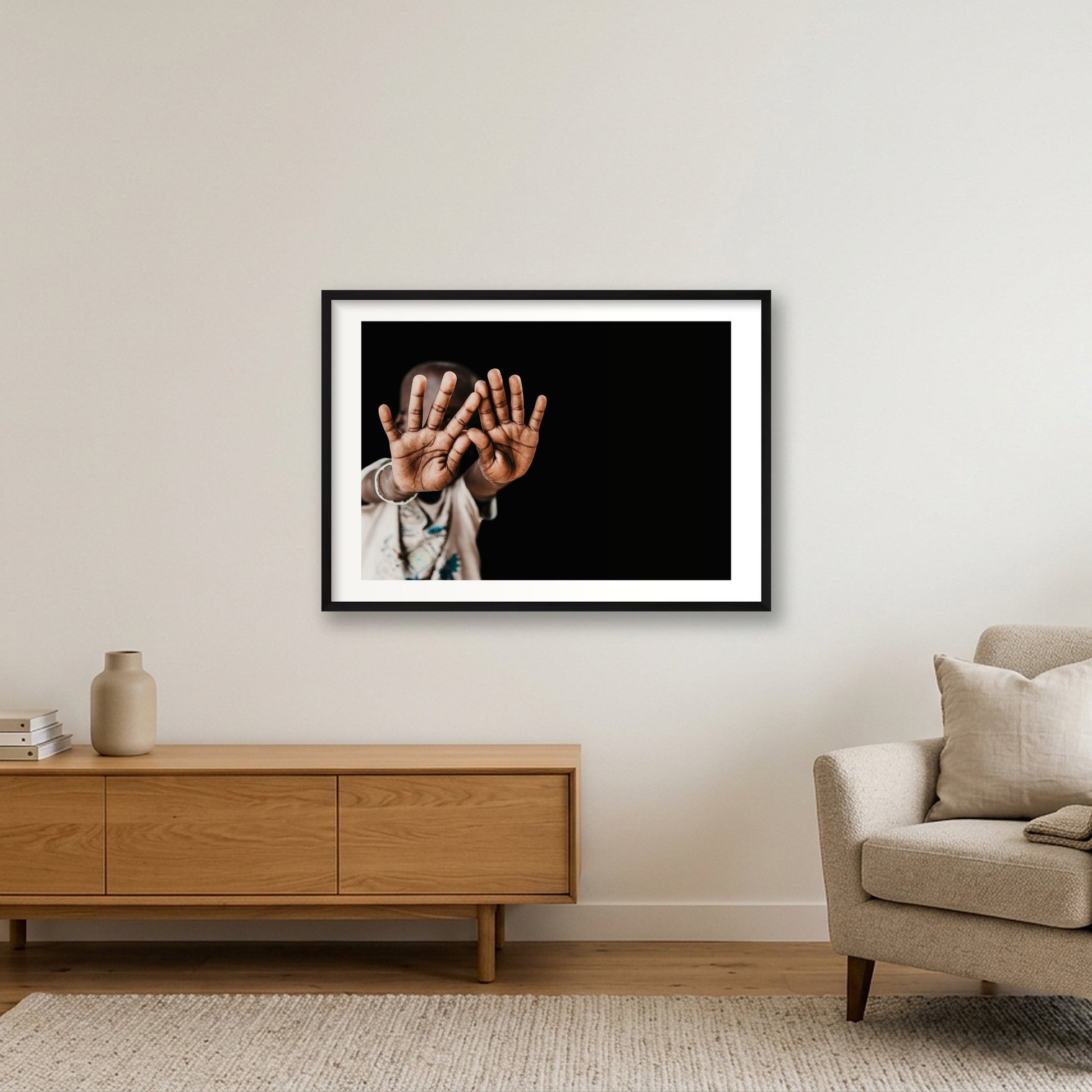 131  — 84×59cm, 33×23" Black Frame