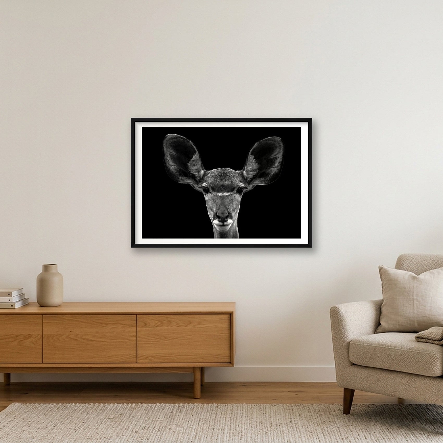 1816 — 84×59cm, 33×23" Black Frame