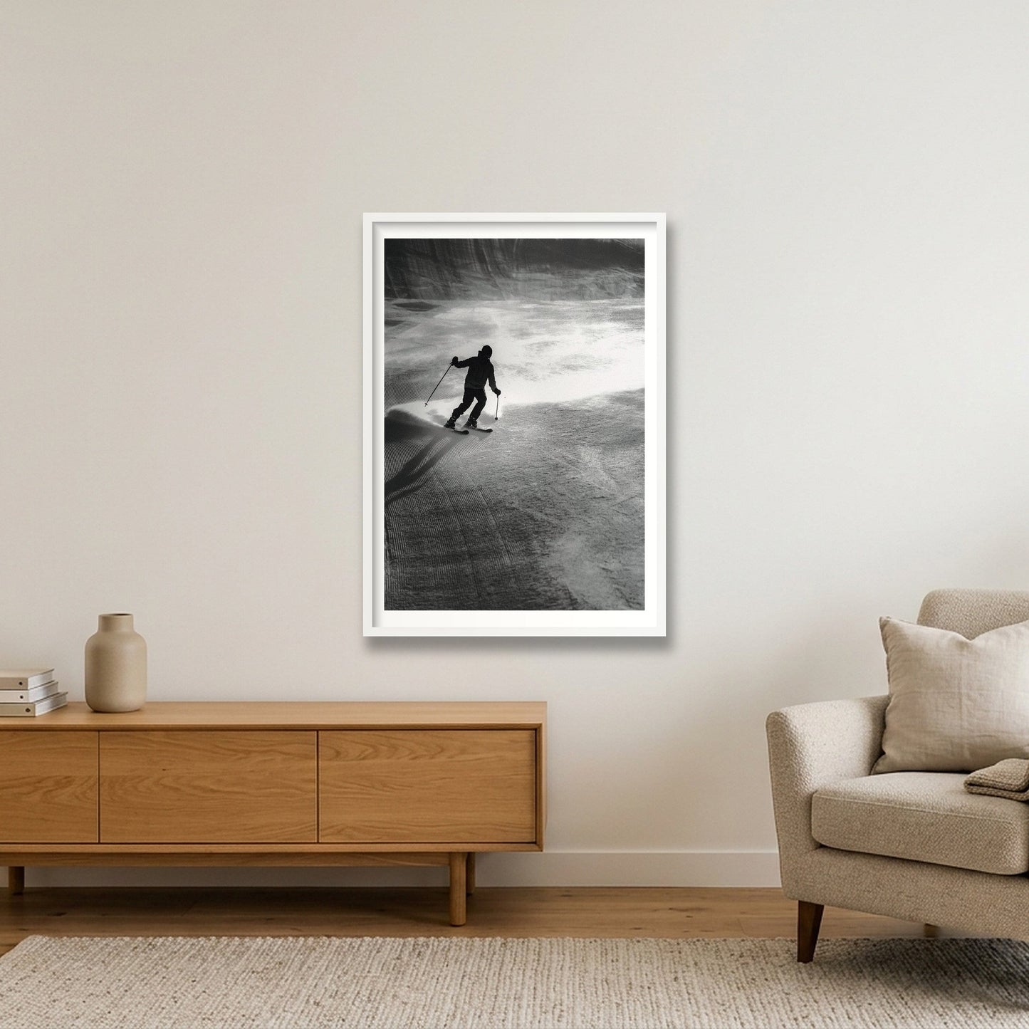 454 — 59×84cm, 23×33" White Frame