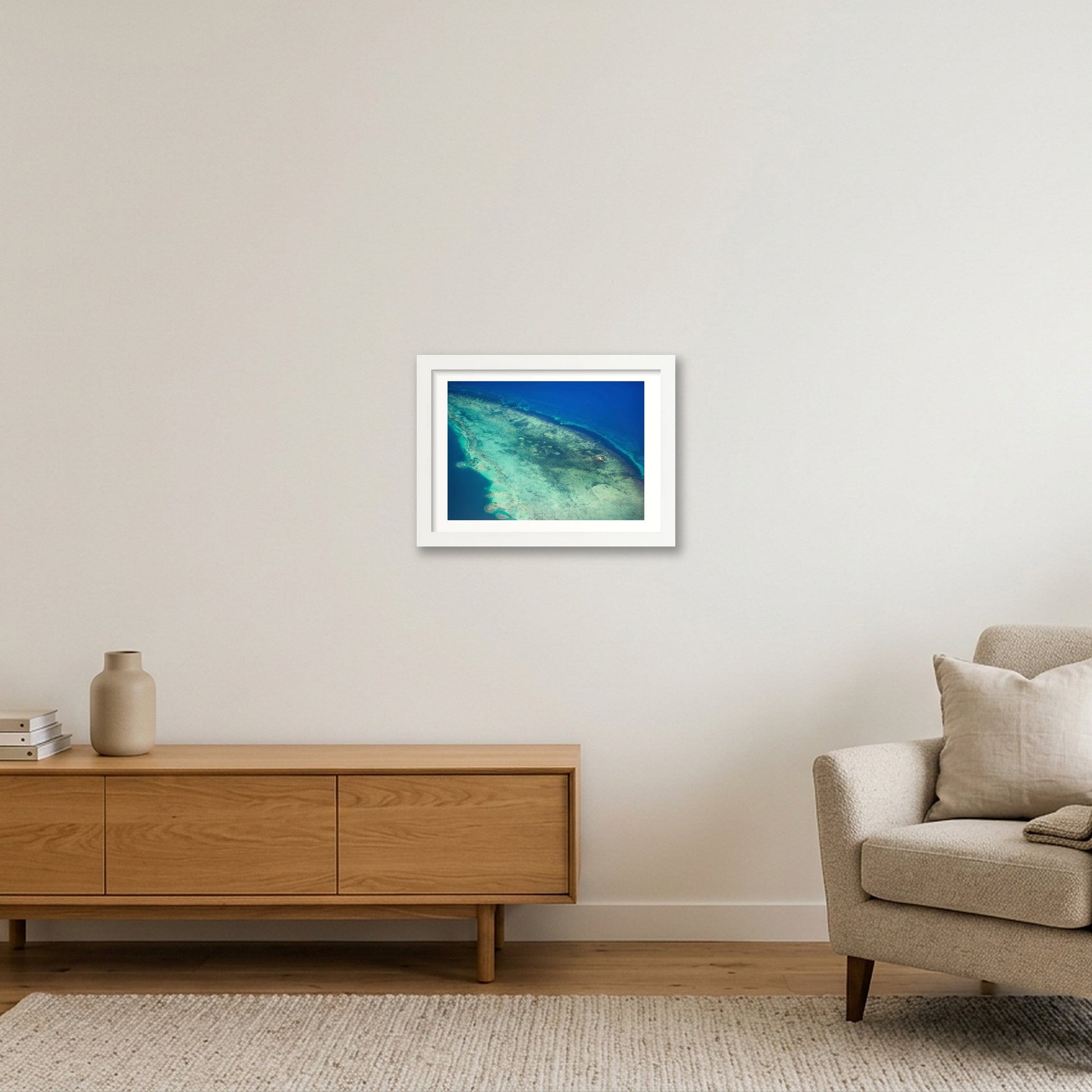 1282 — A4 (30×21cm, 12×8") White Frame