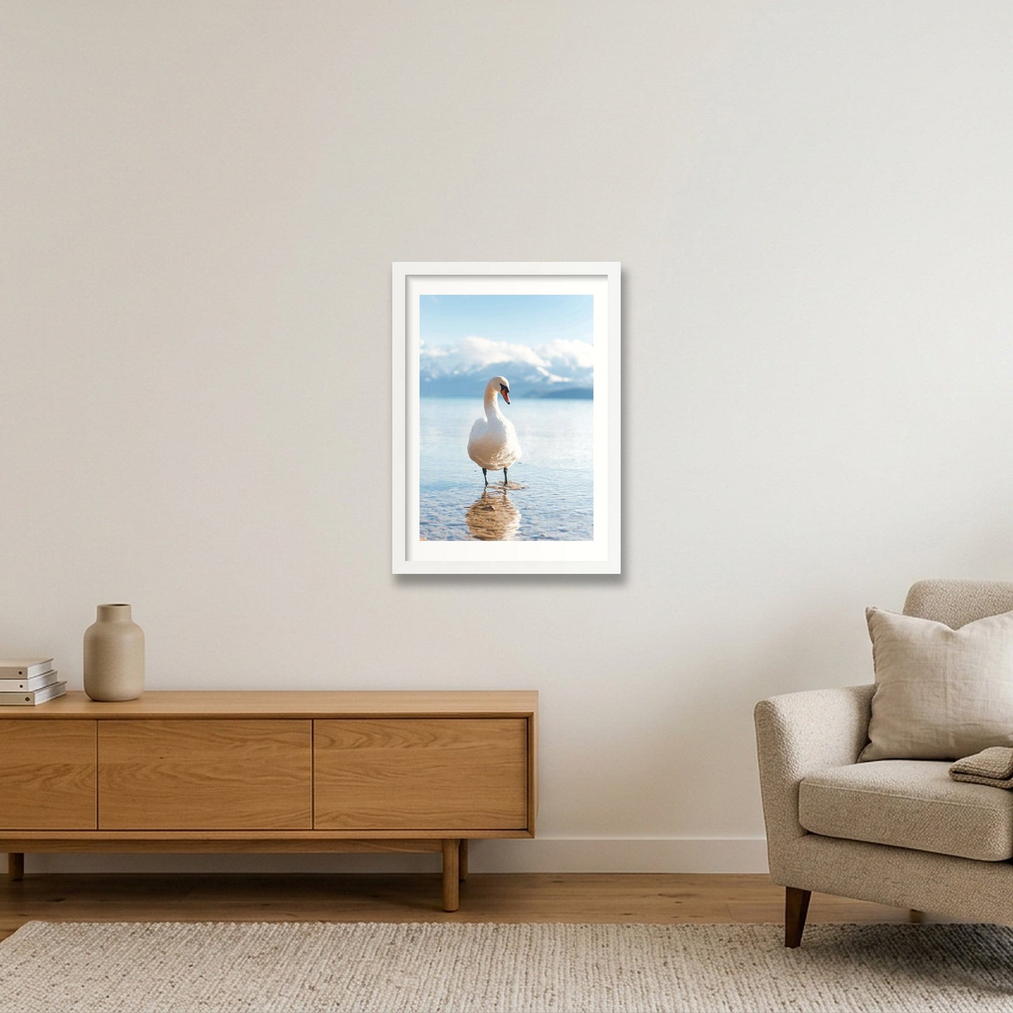 487 — A3 (30×42cm, 12×17") White Frame