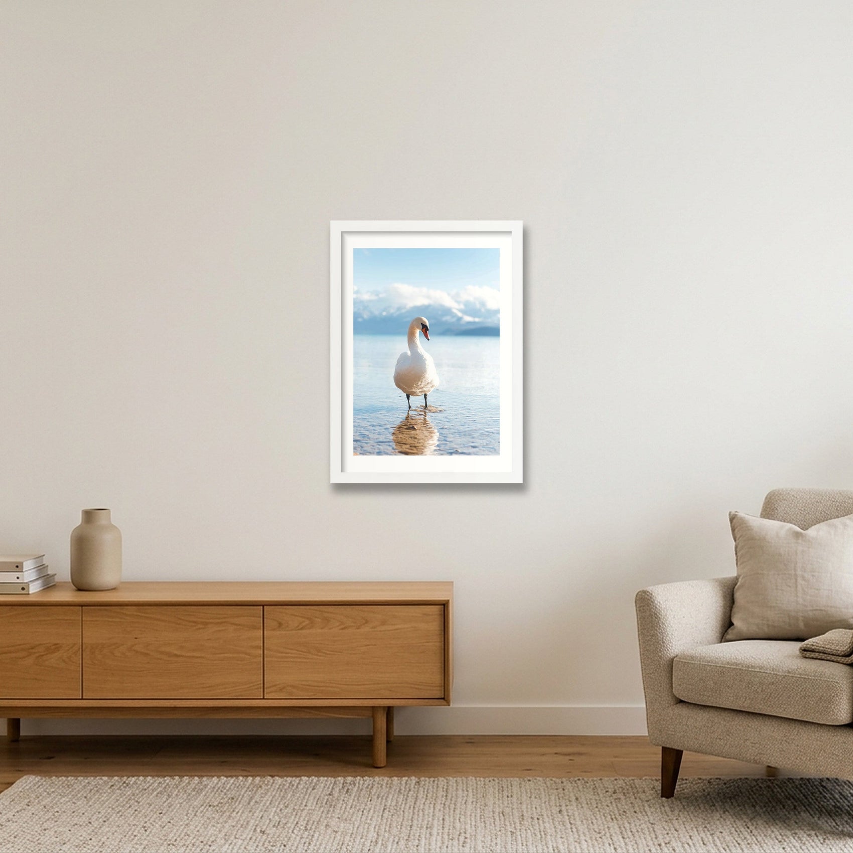 487 — A3 (30×42cm, 12×17") White Frame