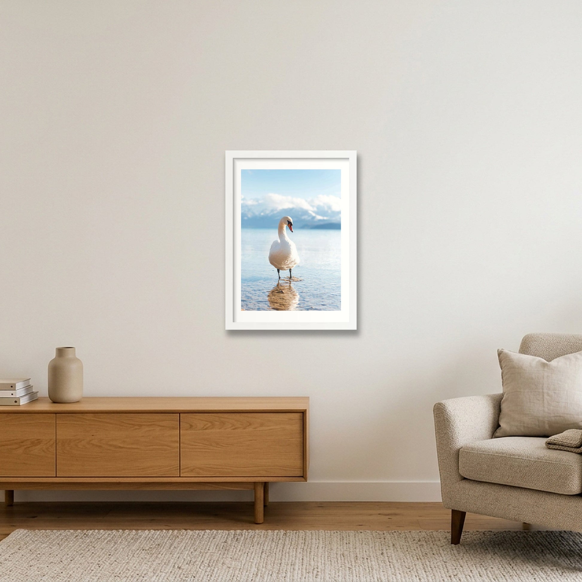 487 — A3 (30×42cm, 12×17") White Frame