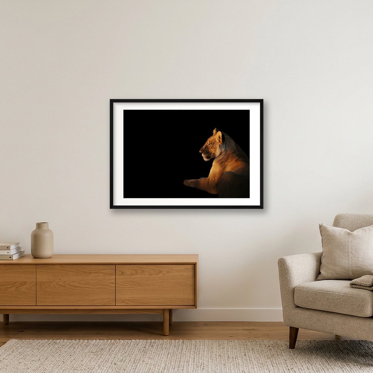 89 — 84×59cm, 33×23" Black Frame