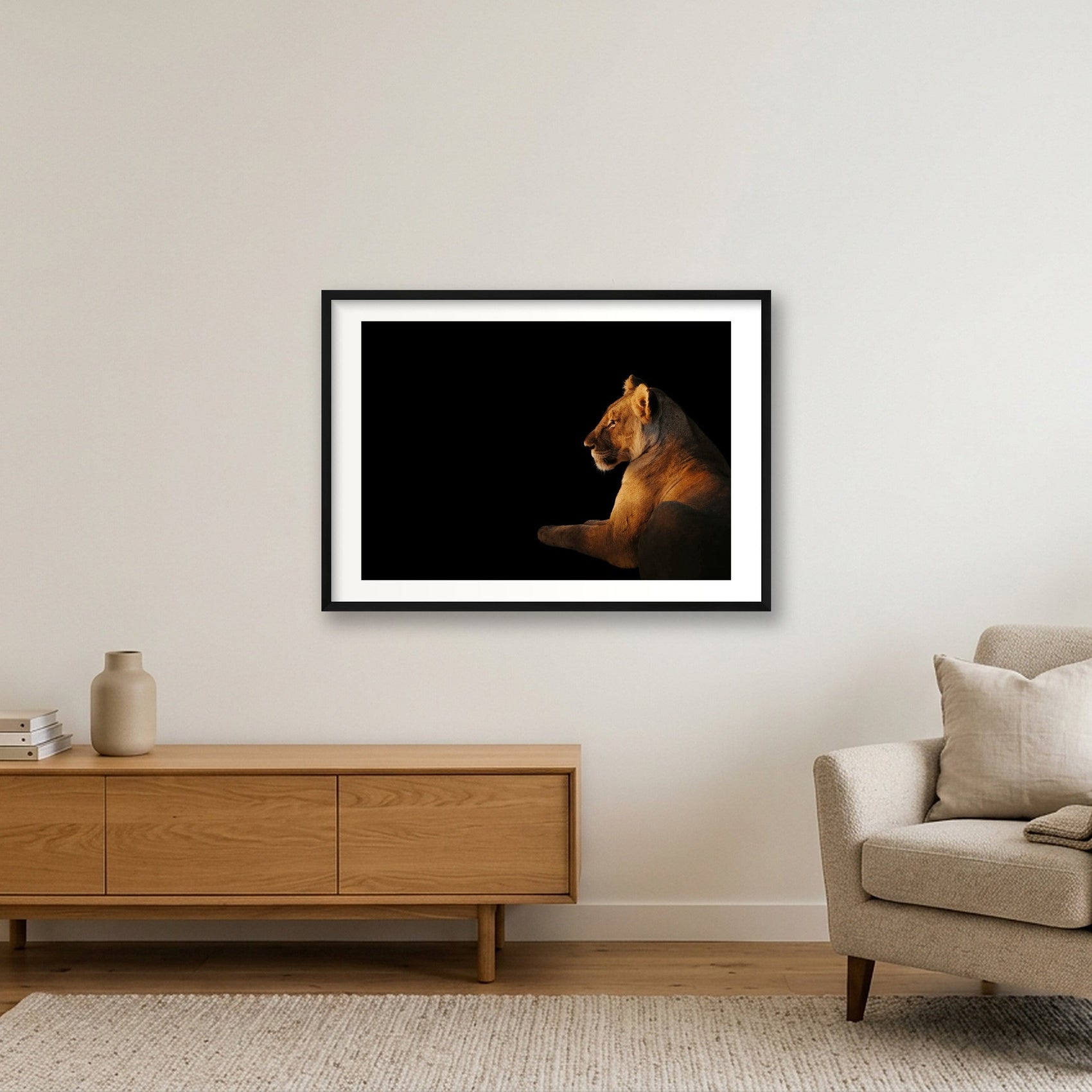 89 — 84×59cm, 33×23" Black Frame