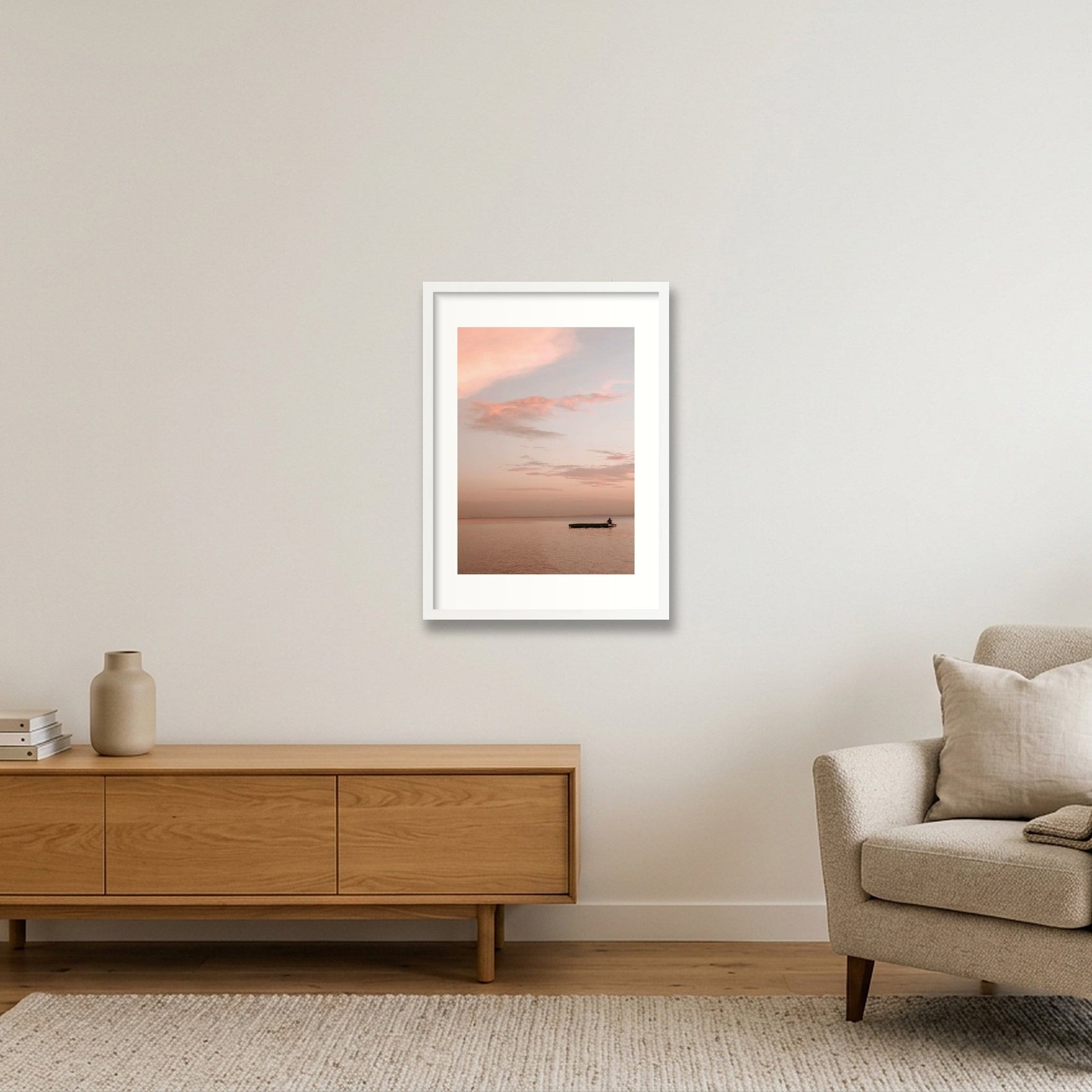 1486 — 42×59cm, 17×23" White Frame