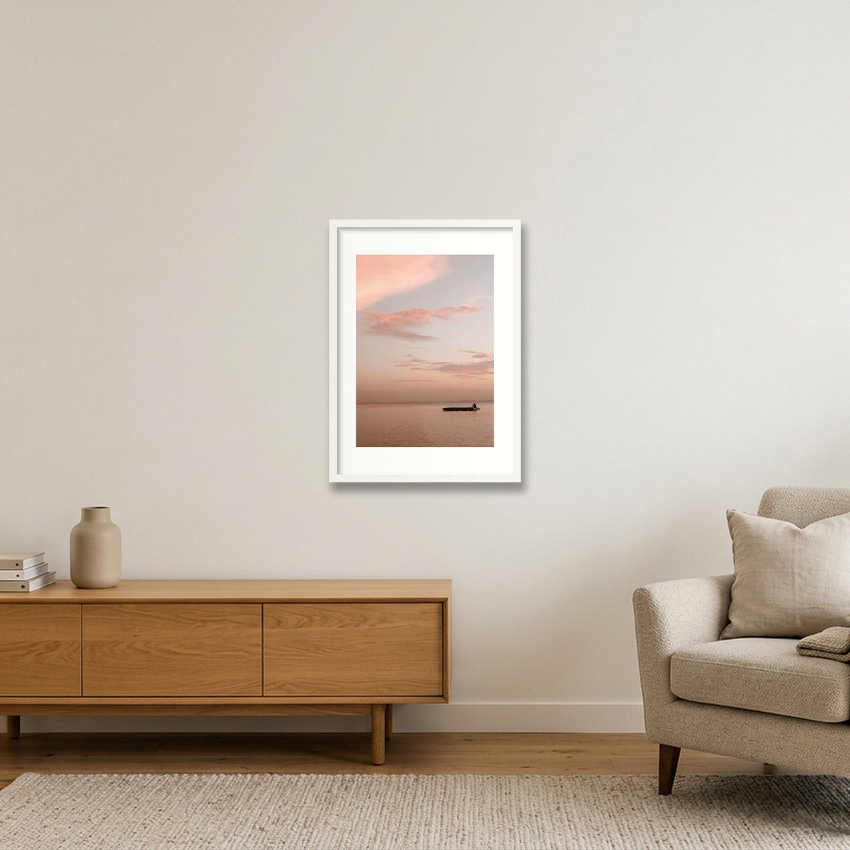 1486 — 42×59cm, 17×23" White Frame