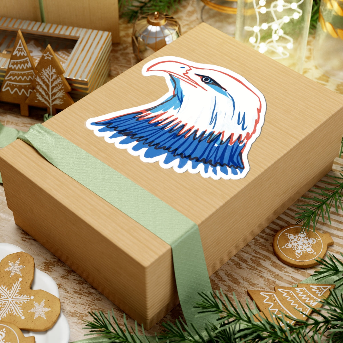 Eagle Sticker For 4th Of July Party Decal Patriotic Vinyl DecalGift For Her Independence Day – product image 9
