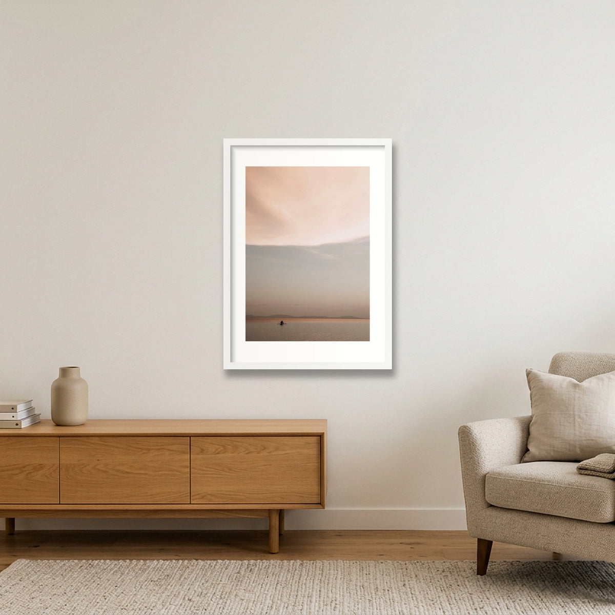 1339 — 42×59cm, 17×23" White Frame