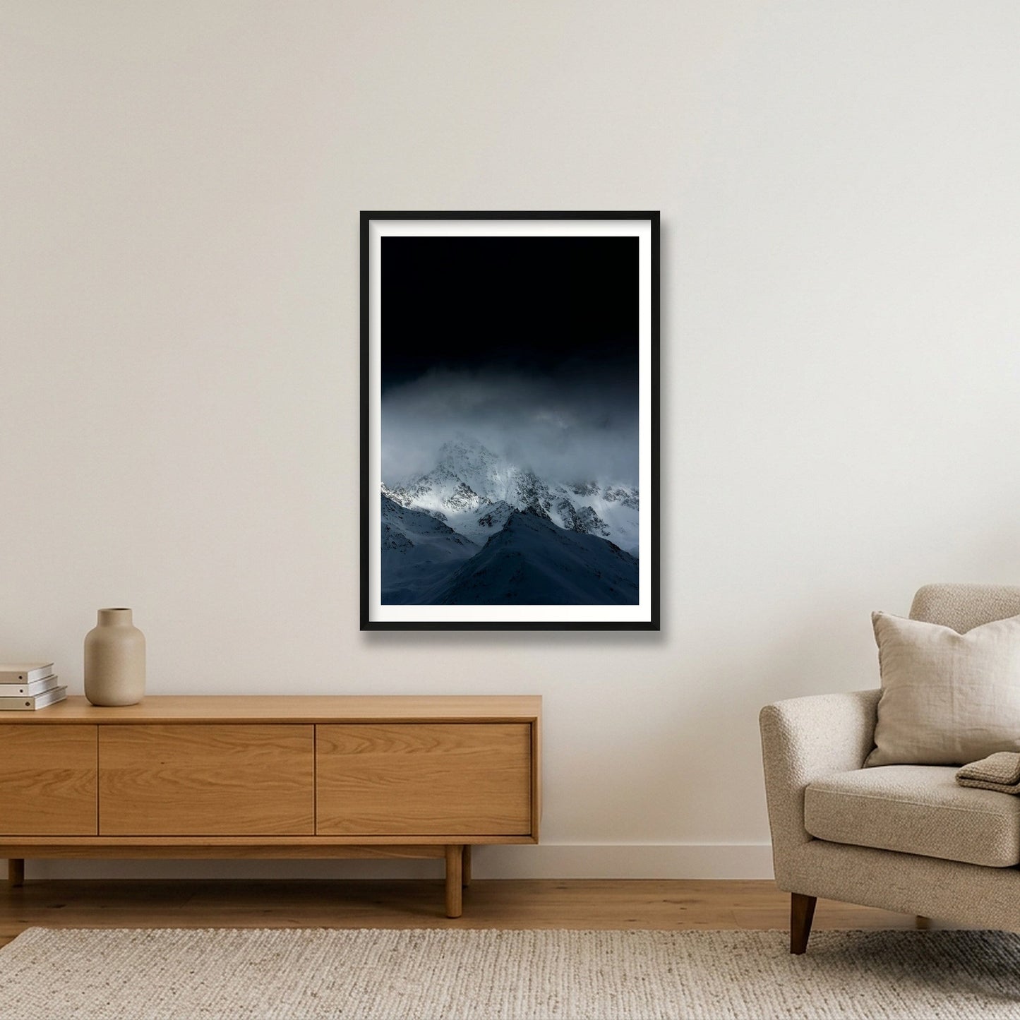 405 — 59×84cm, 23×33" Black Frame