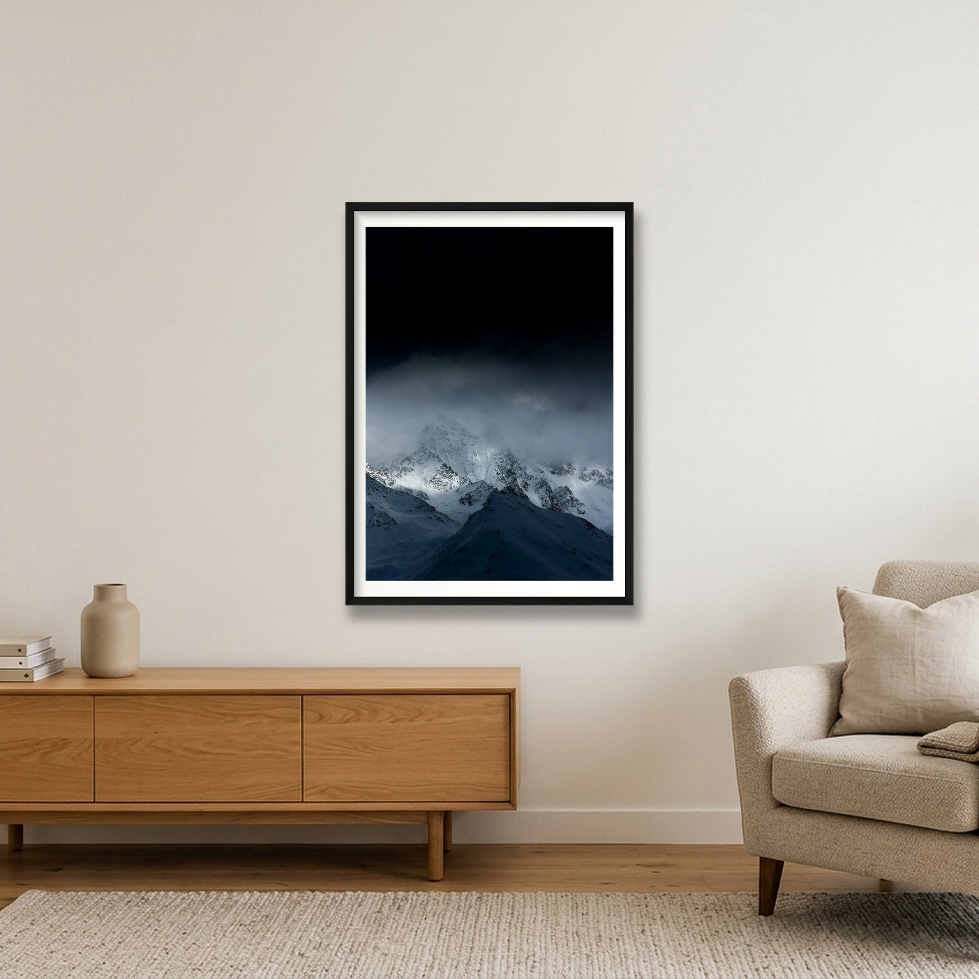 405 — 59×84cm, 23×33" Black Frame