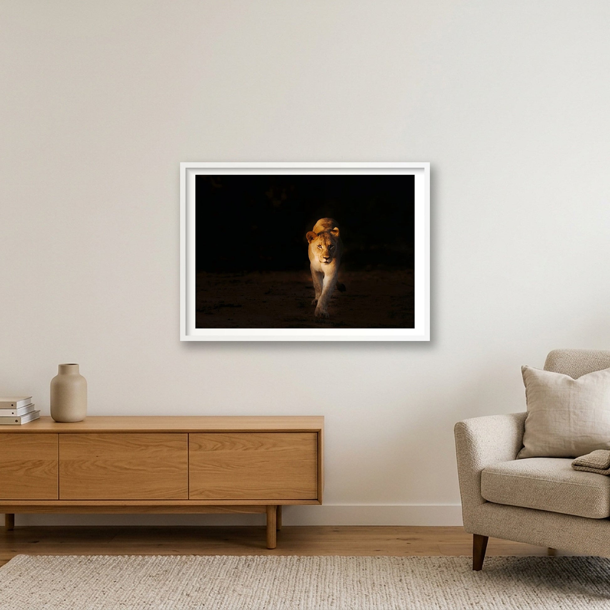 416 — 84×59cm, 33×23" White Frame