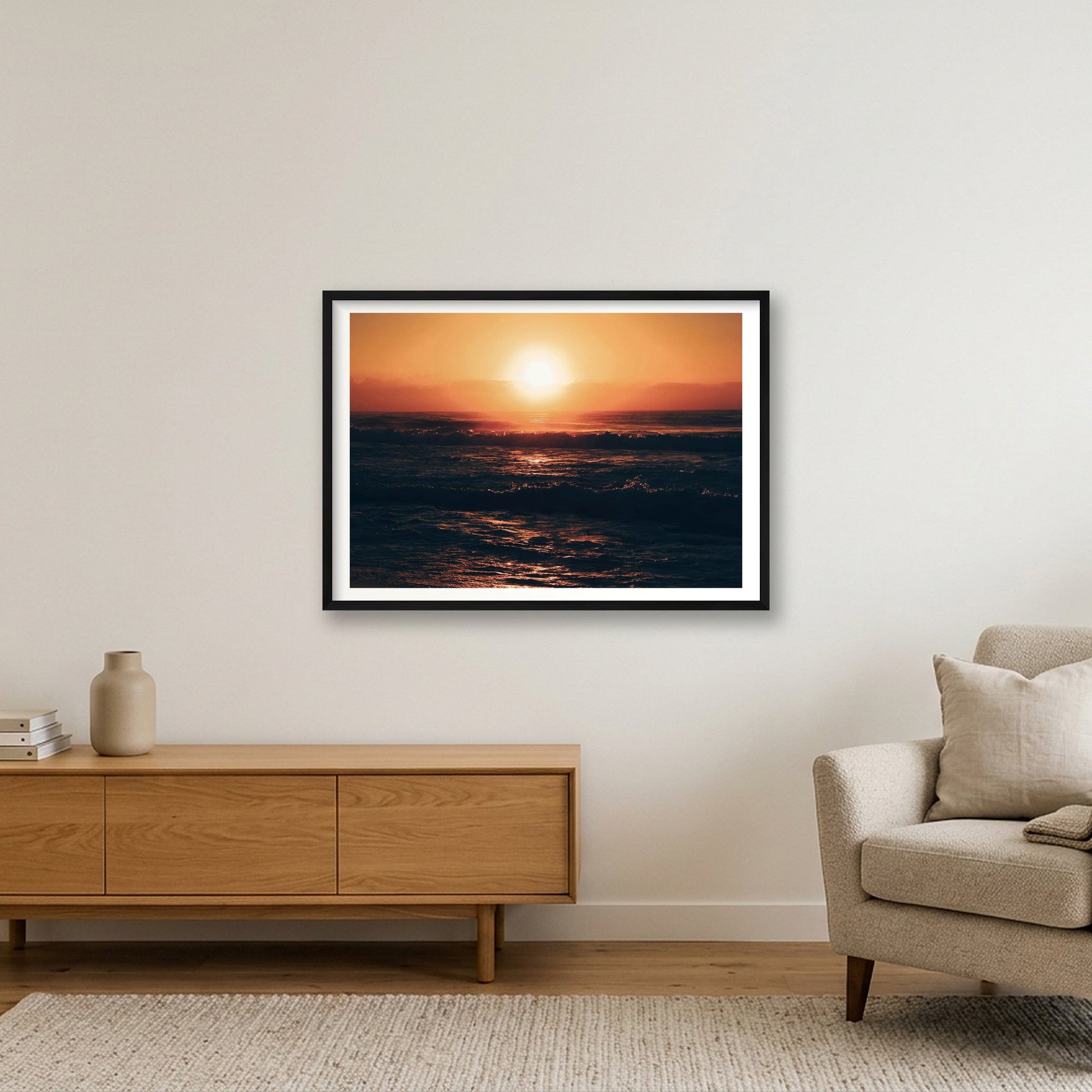 493 — 84×59cm, 33×23" Black Frame