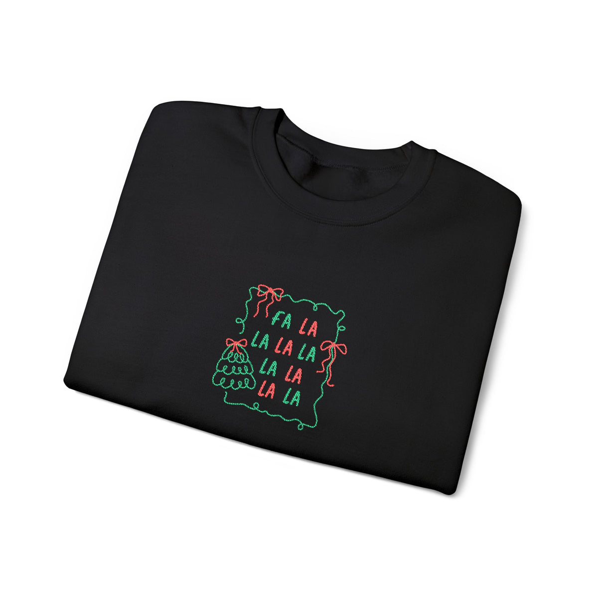 Embroidered Christmas Sweatshirt For Her Holiday Crewneck Cozy Winter Pullover Festive Gift Cute