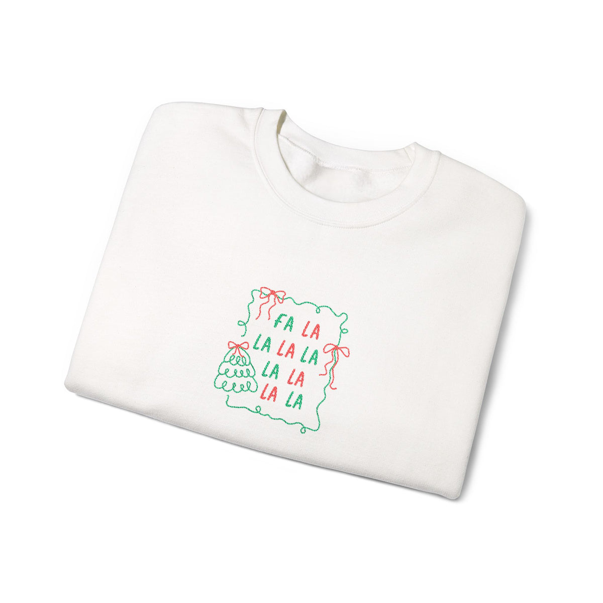 Embroidered Christmas Sweatshirt For Her Holiday Crewneck Cozy Winter Pullover Festive Gift Cute – product image 2
