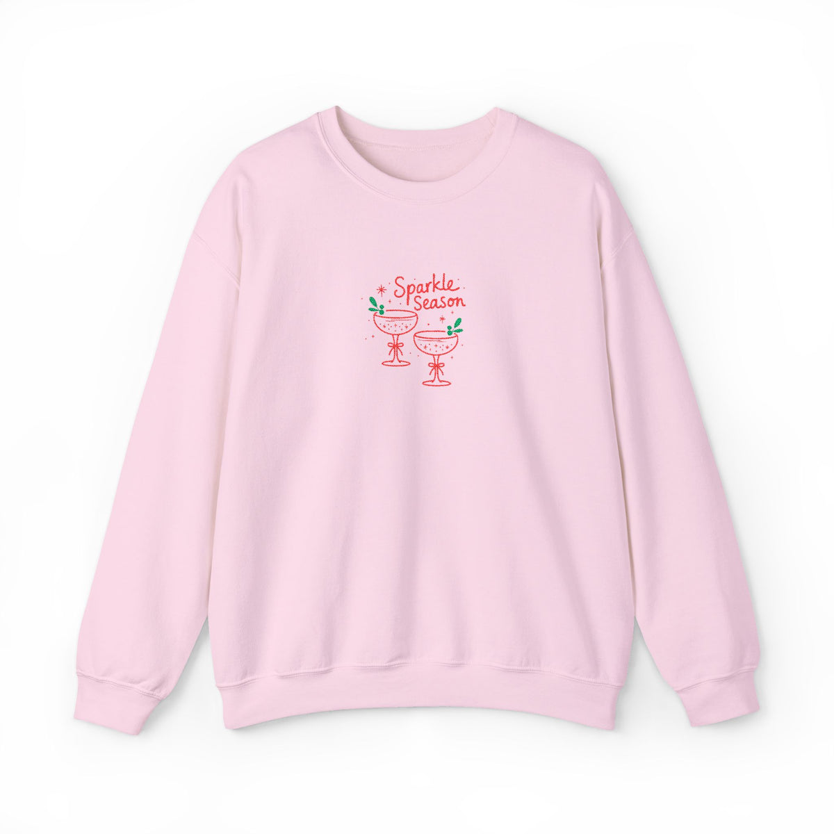 Embroidered Holiday Party Sweatshirt For Her Christmas Cocktail Crewneck Gift For Wife Festive – product image 8