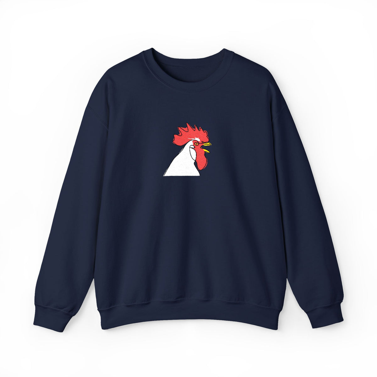 Embroidered Rooster Crewneck Sweatshirt Farmhouse Sweater Embroidery Animal Lover Gift Jumper – product image 13