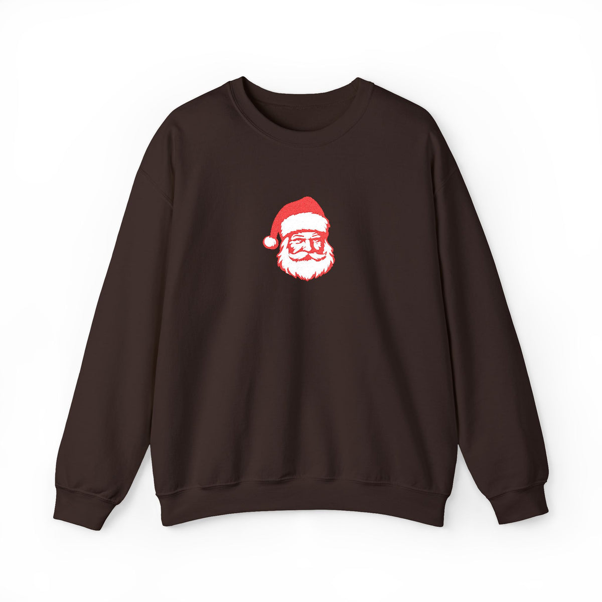 Embroidered Santa Sweatshirt For Christmas Outfit Cozy Christmas Crewneck Minimal Holiday Pullover – product image 12