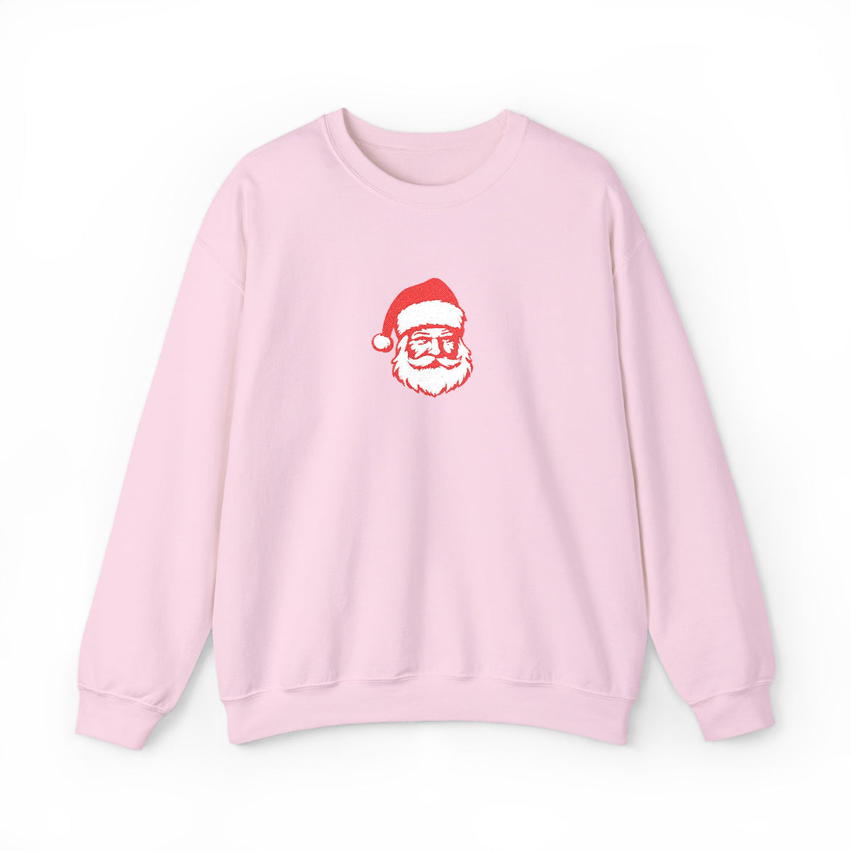 Embroidered Santa Sweatshirt For Christmas Outfit Cozy Christmas Crewneck Minimal Holiday Pullover – product image 13