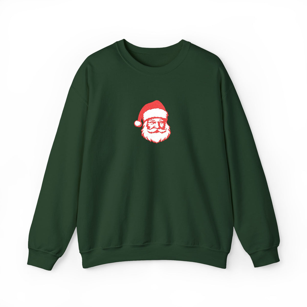 Embroidered Santa Sweatshirt For Christmas Outfit Cozy Christmas Crewneck Minimal Holiday Pullover – product image 15