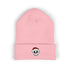Embroidered Skull Santa Beanie Gift For Sister Christmas Cuffed Hat Present For Brother Gothic Winter – product image 5