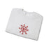 Embroidered Snowflake Sweatshirt Minimalist Winter Pullover Dainty Holiday Crewneck Subtle Festive – product image 2