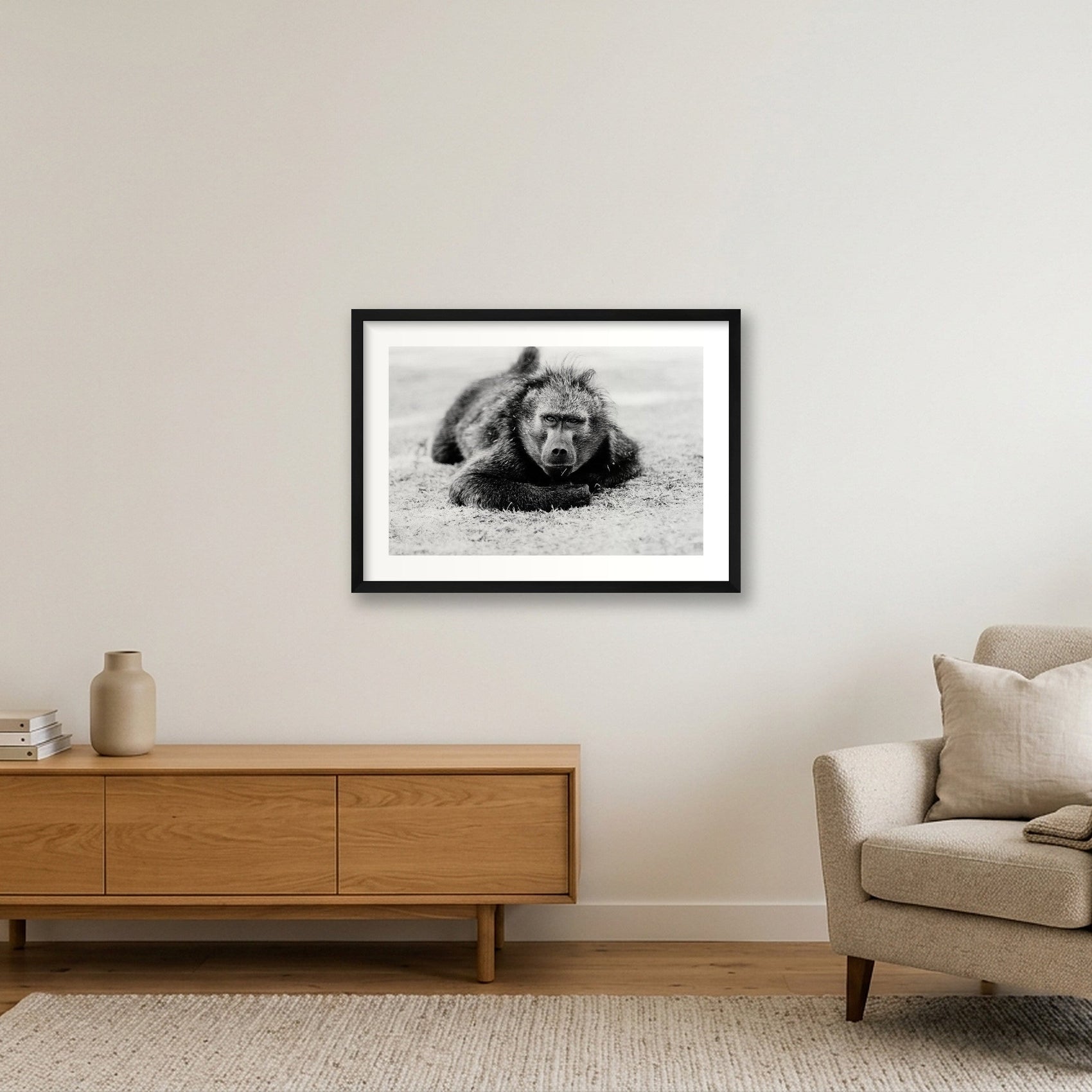 71 — 59×42cm, 23×17" Black Frame