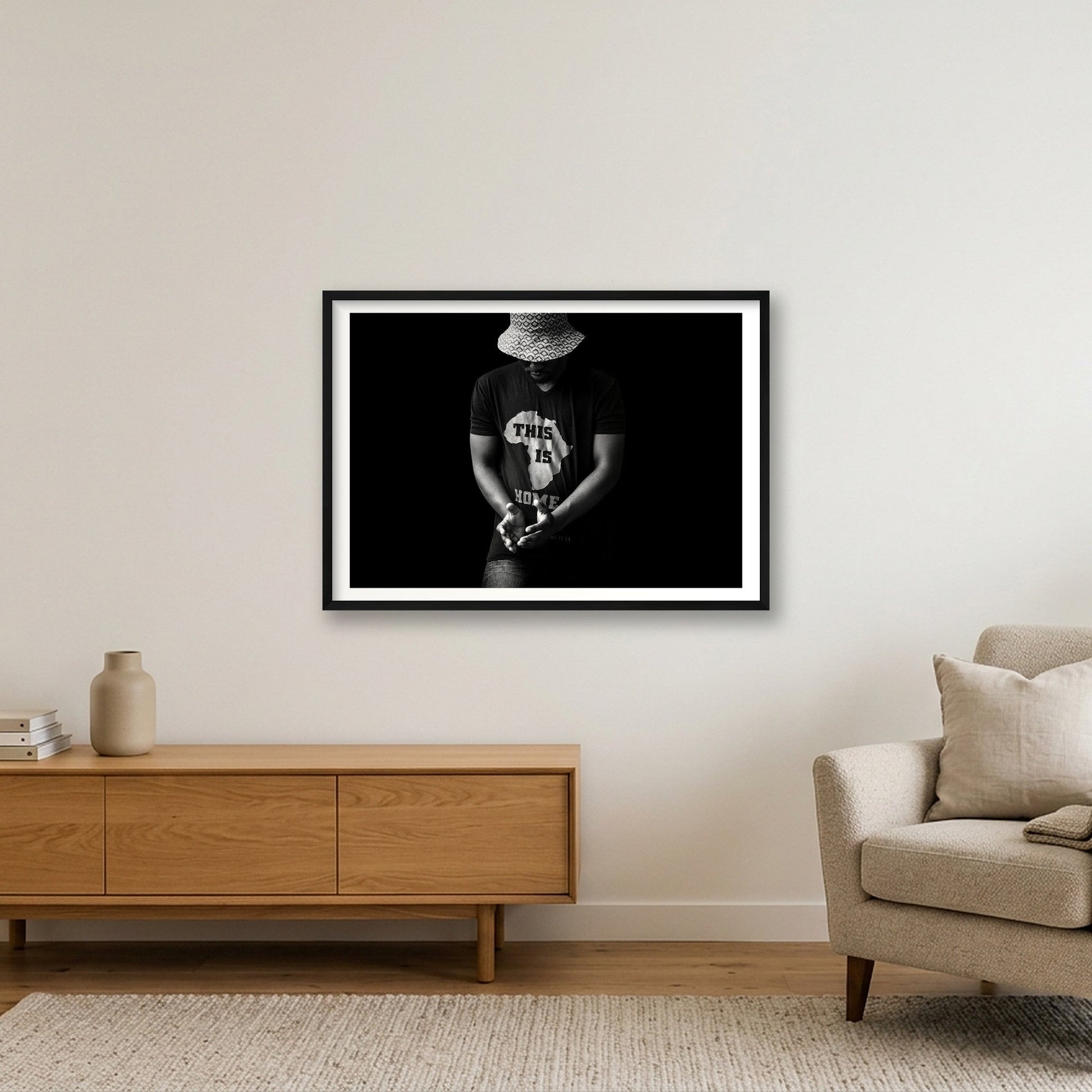 1897 — 84×59cm, 33×23" Black Frame
