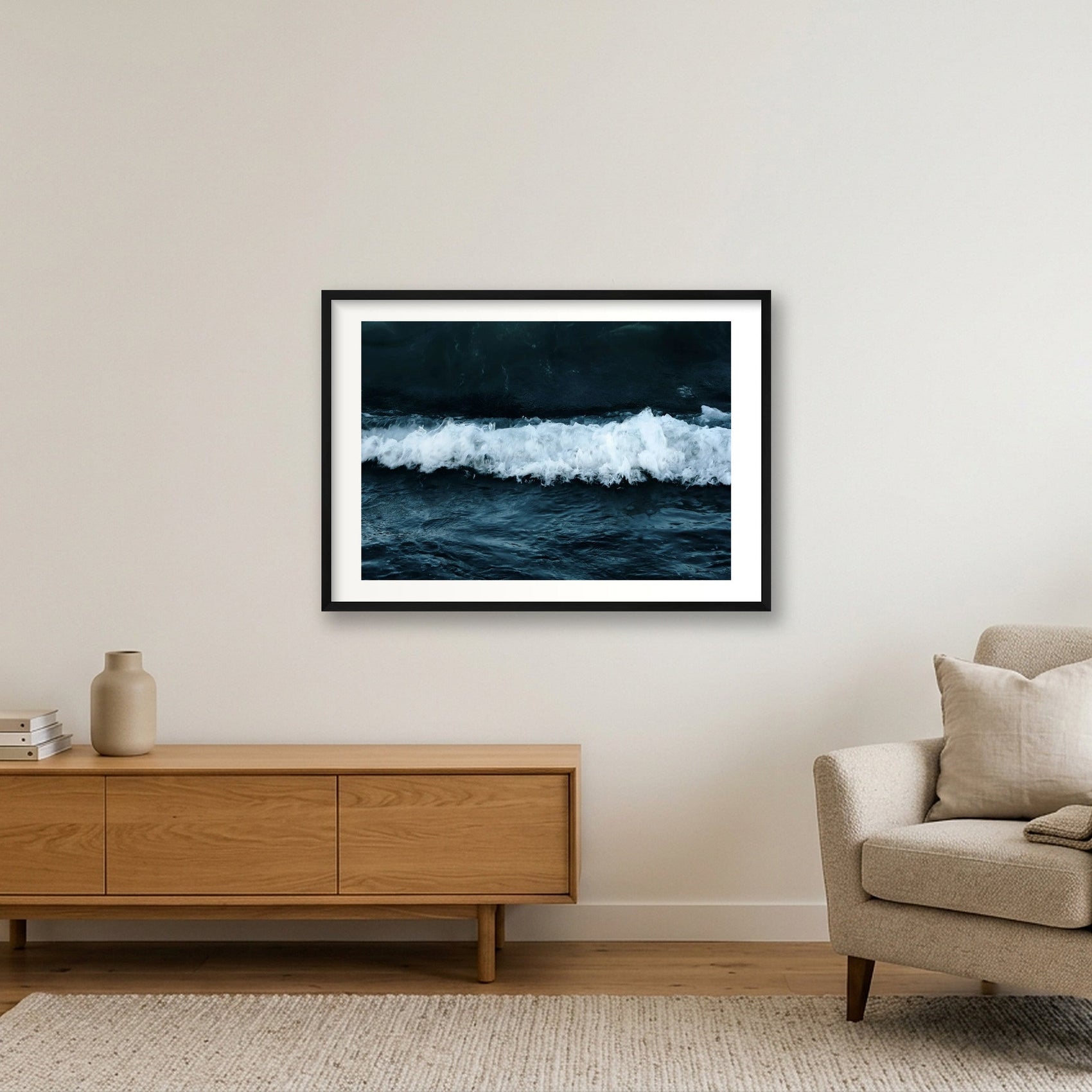 1820 — 84×59cm, 33×23" Black Frame