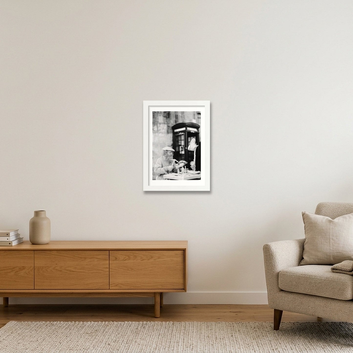 434  — A4 (21×30cm, 8×12") White Frame