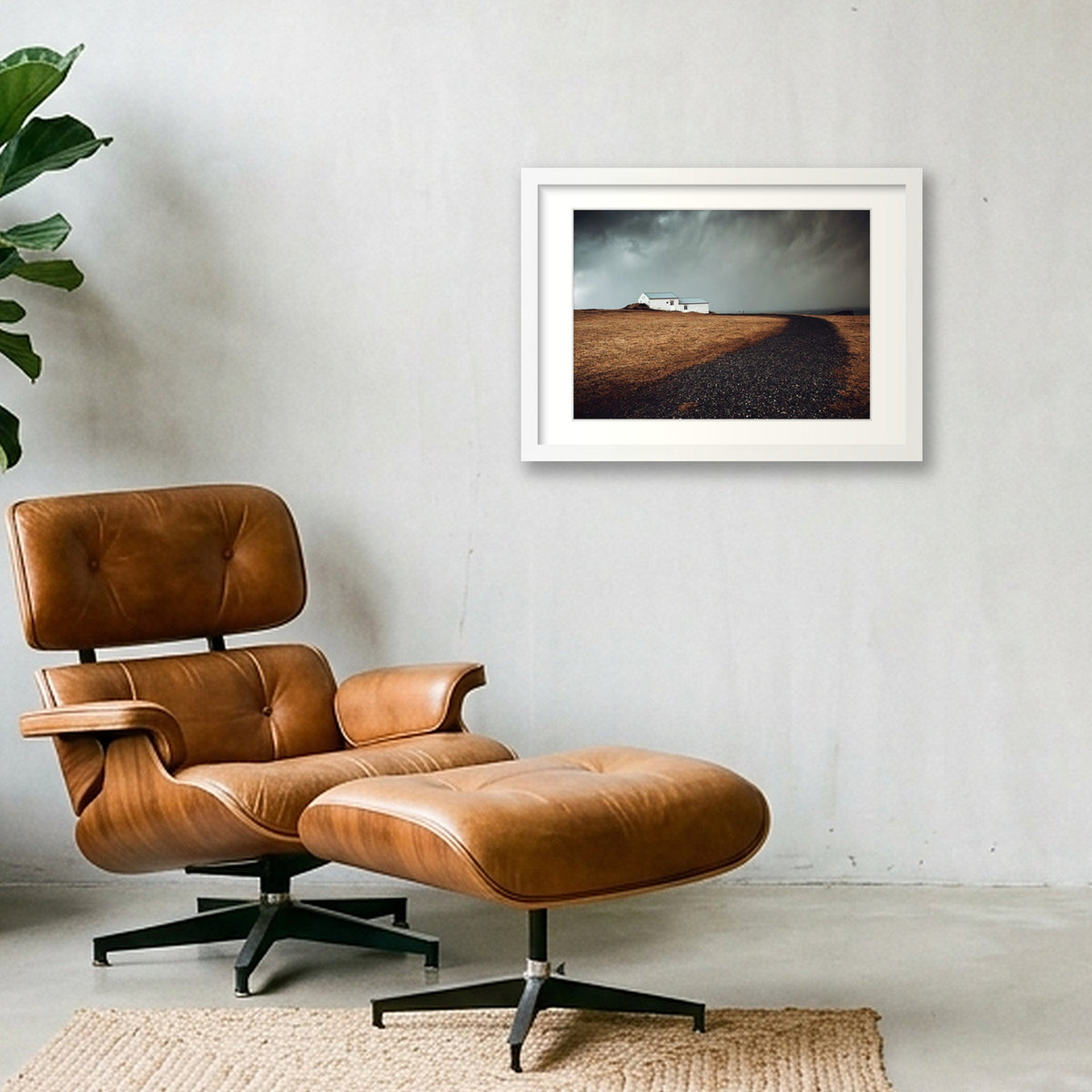 125 — A3 (42×30cm, 17×12") White Frame