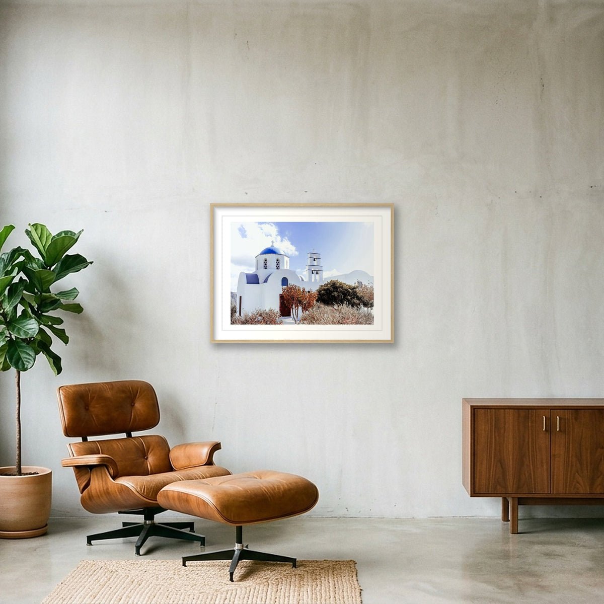 562 — 80×60cm, 31×24" Oak Frame
