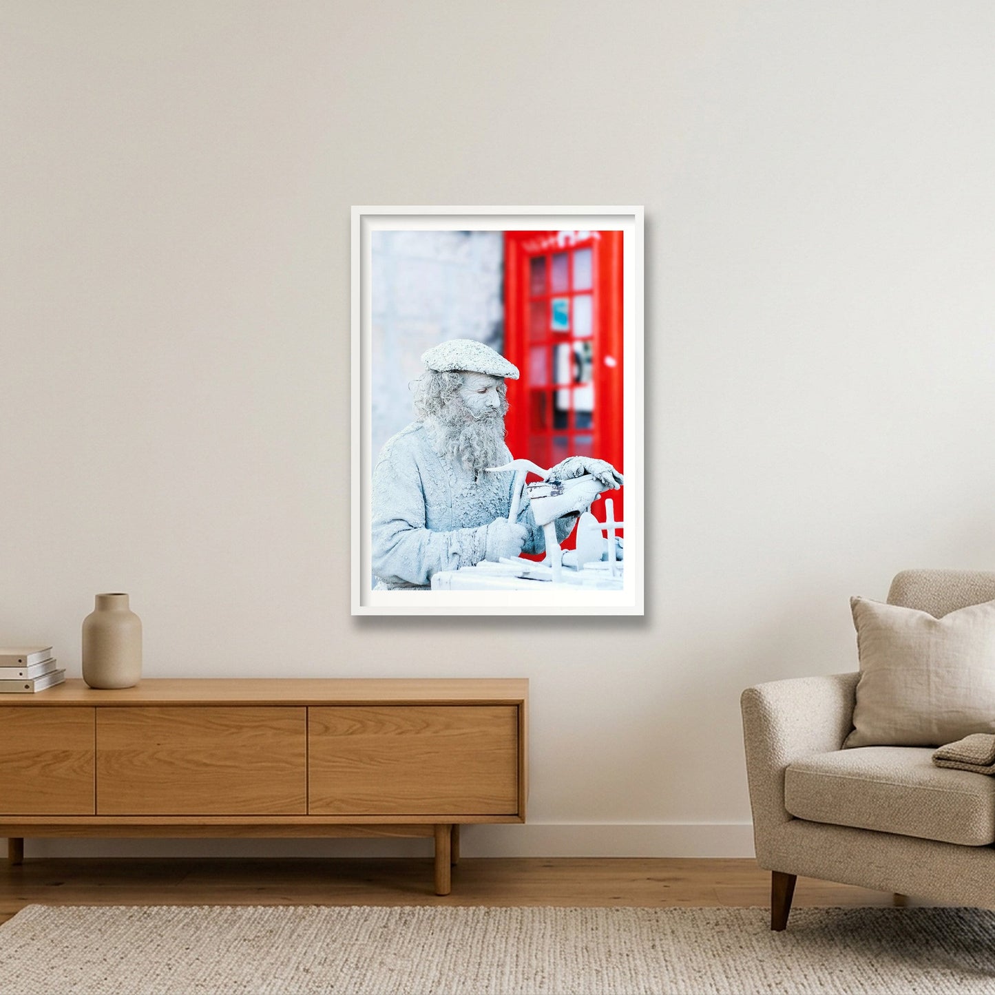 446 — 59×84cm, 23×33" White Frame
