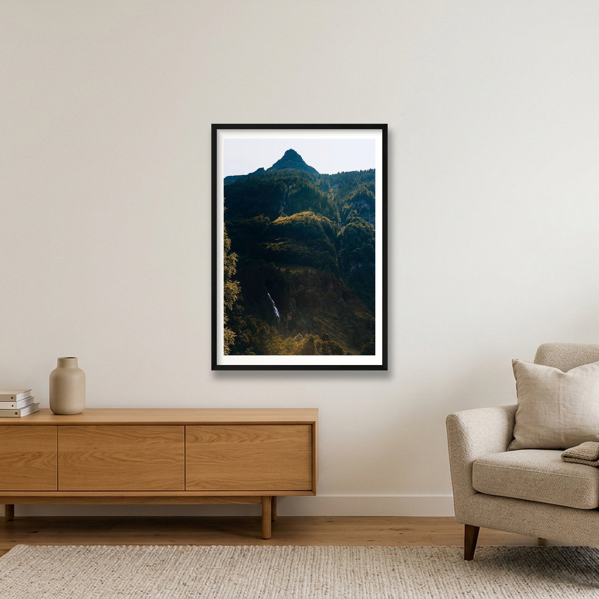 500 — 59×84cm, 23×33" Black Frame