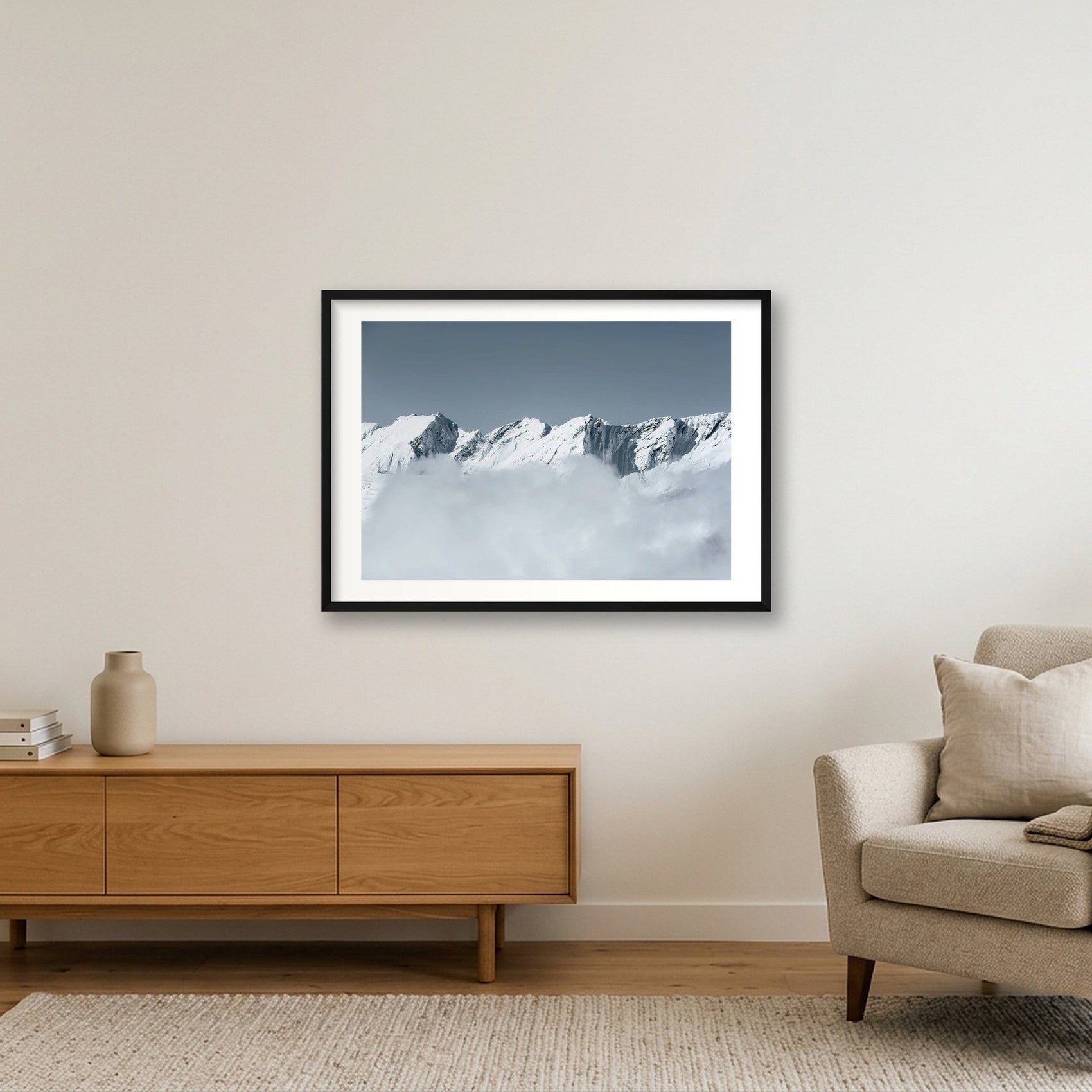 100 — 84×59cm, 33×23" Black Frame