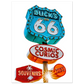 Route 66 Poster Wall Art Retro Road Trip Print Posters wall art image 7
