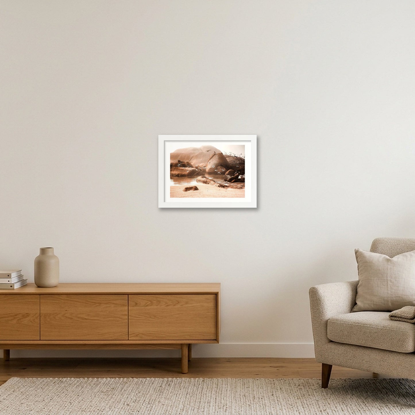 447 — A4 (30×21cm, 12×8") White Frame