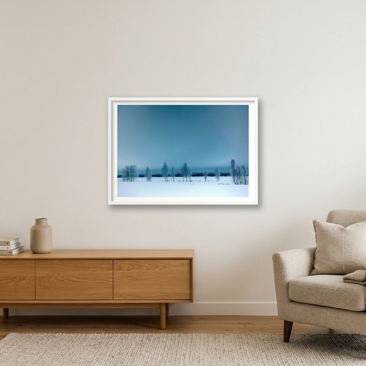 448 — 84×59cm, 33×23" White Frame
