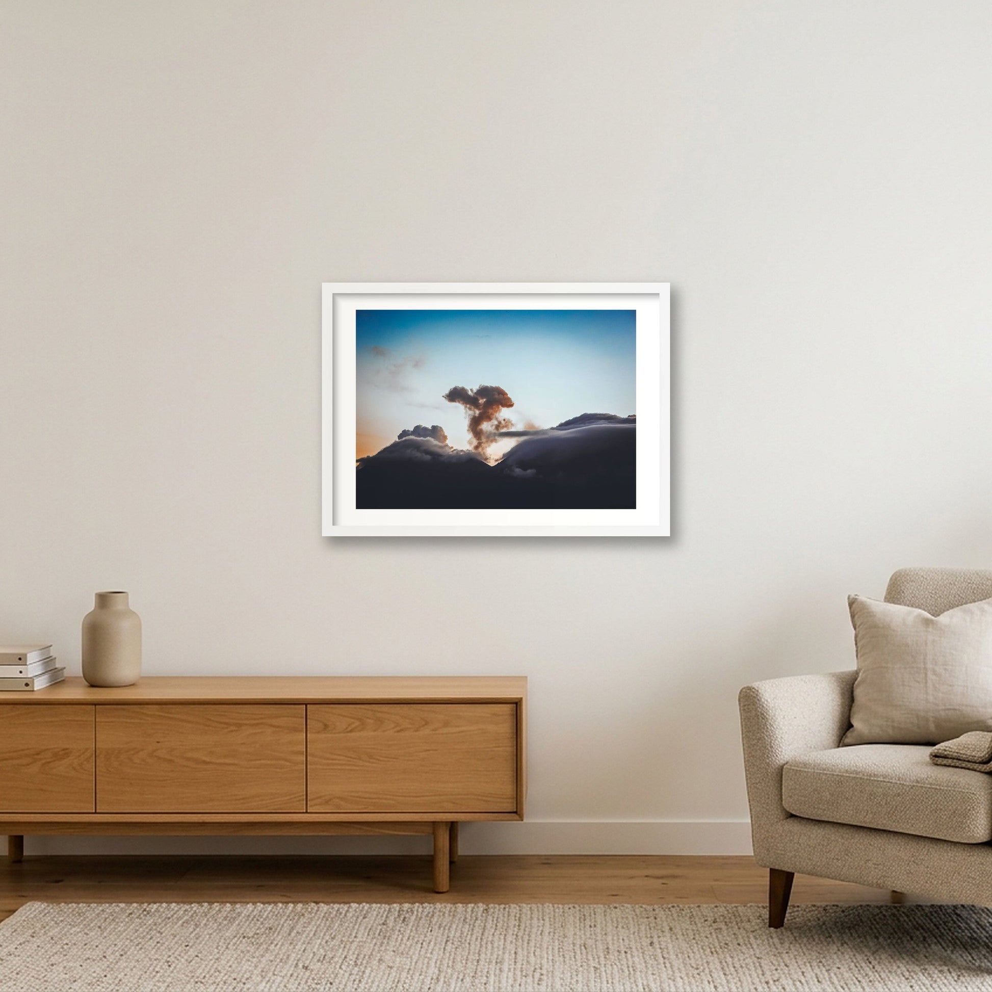 495 — 59×42cm, 23×17" White Frame