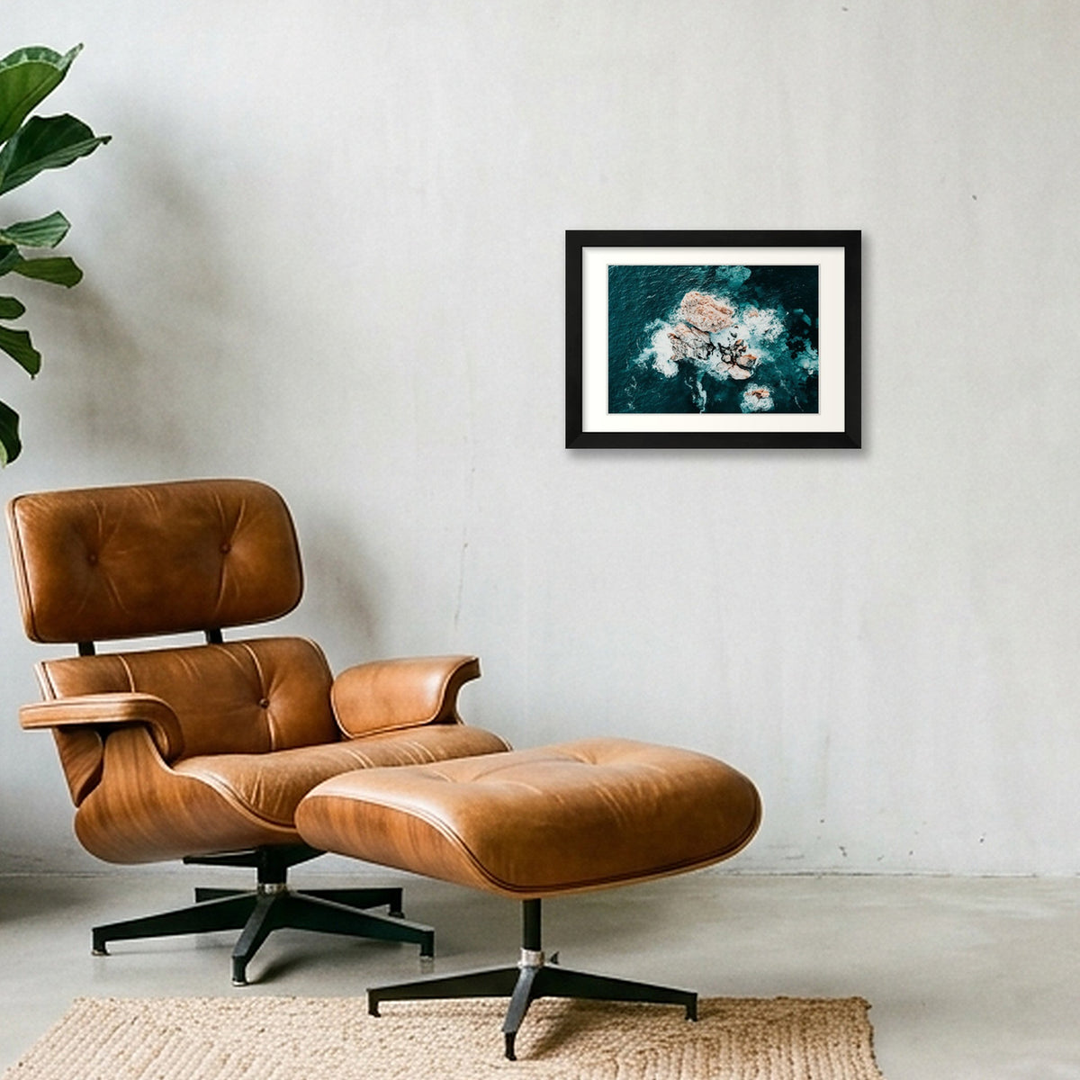 156 — A4 (30×21cm, 12×8") Black Frame