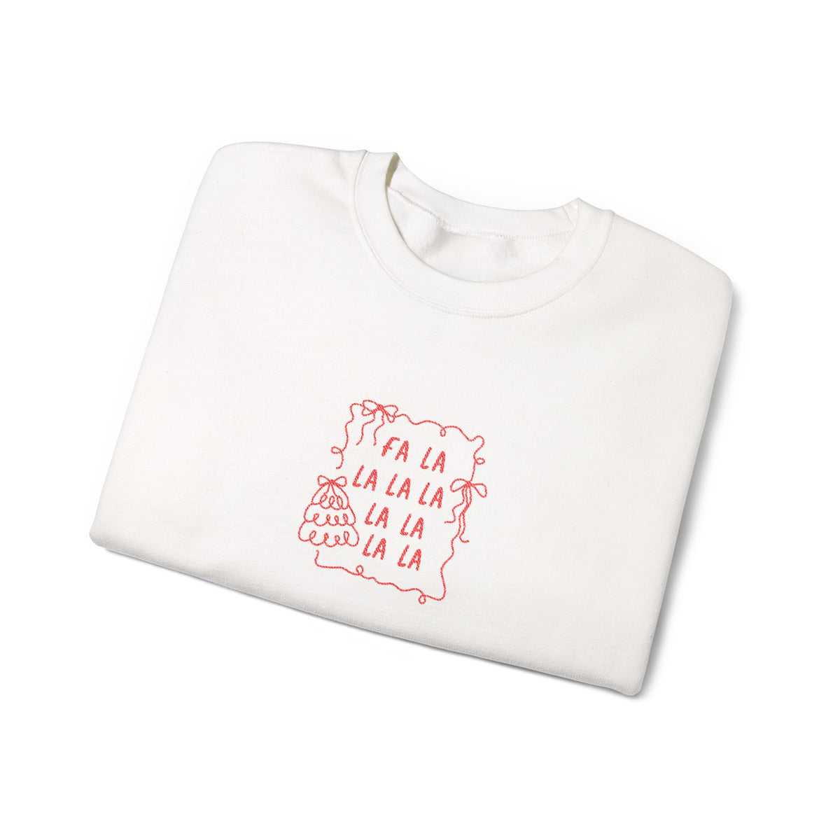 Fa La La Sweatshirt Gift For Wife Holiday Crewneck Seasonal Winter Present For Sister Cottagecore