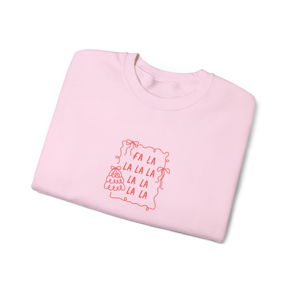 Fa La La Sweatshirt Gift For Wife Holiday Crewneck Seasonal Winter Present For Sister Cottagecore – product image 3