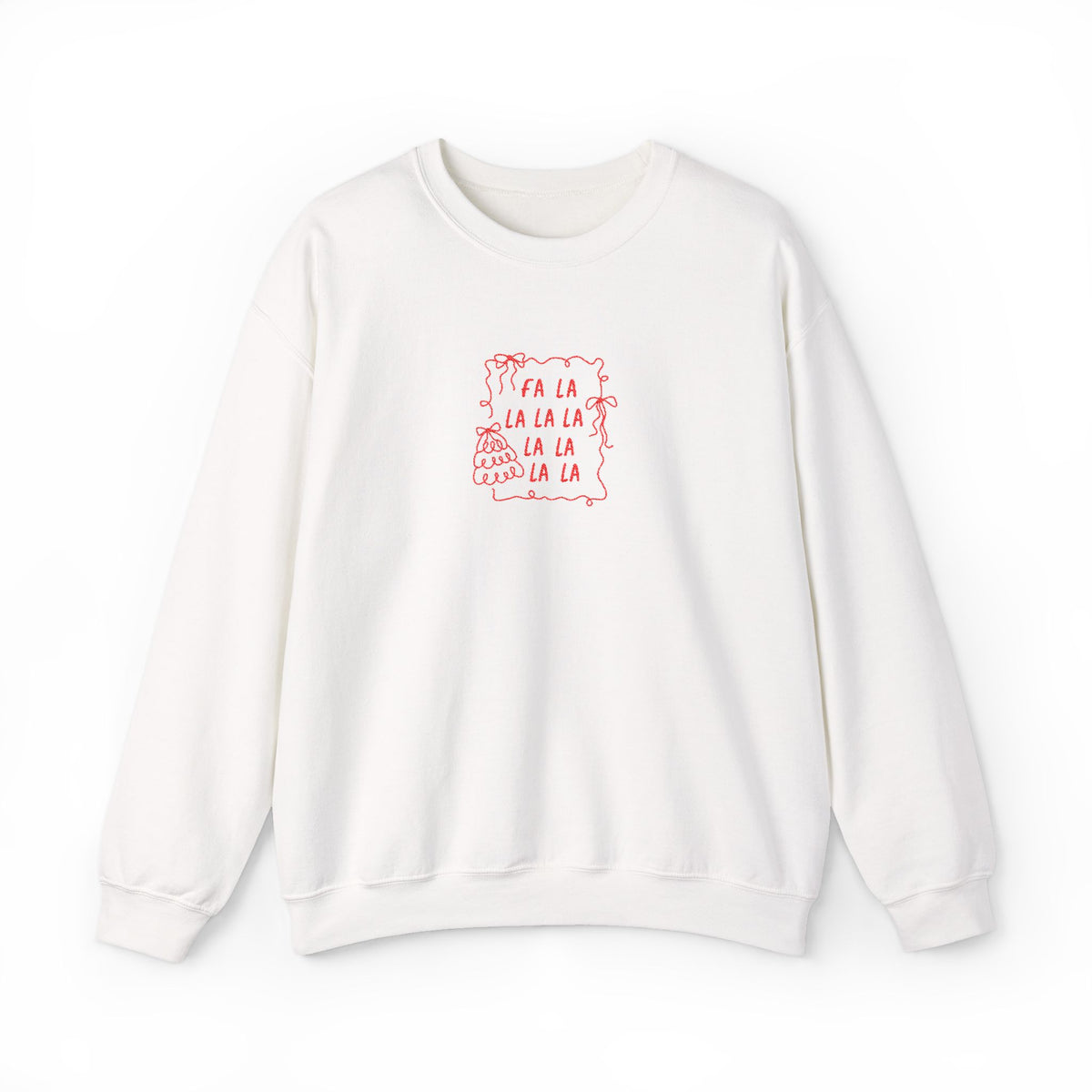 Fa La La Sweatshirt Gift For Wife Holiday Crewneck Seasonal Winter Present For Sister Cottagecore – product image 4