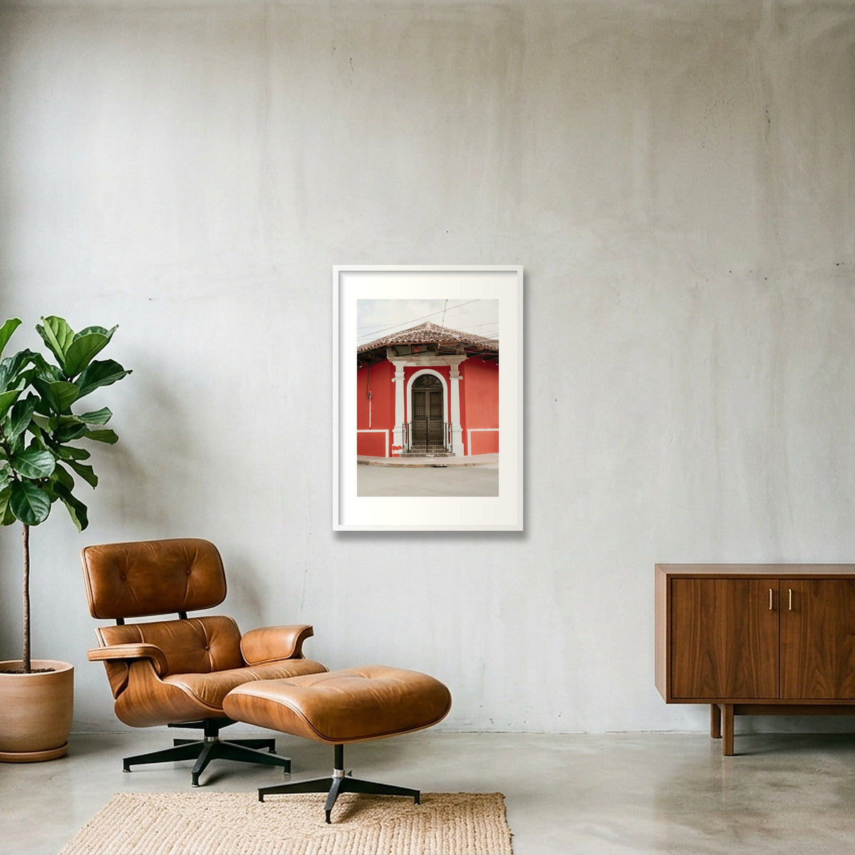 1233 — 59×84cm, 23×33" White Frame