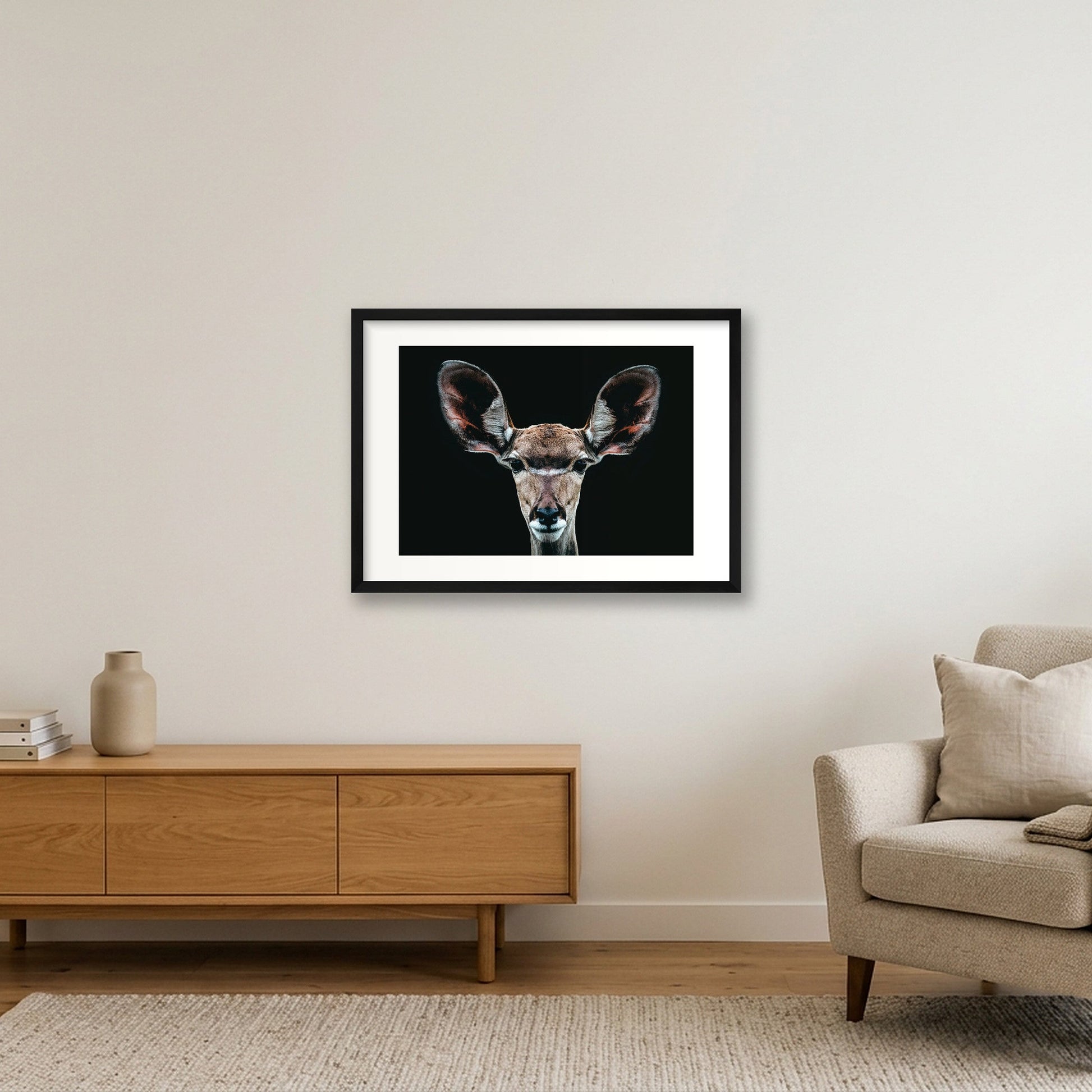 83 — 59×42cm, 23×17" Black Frame