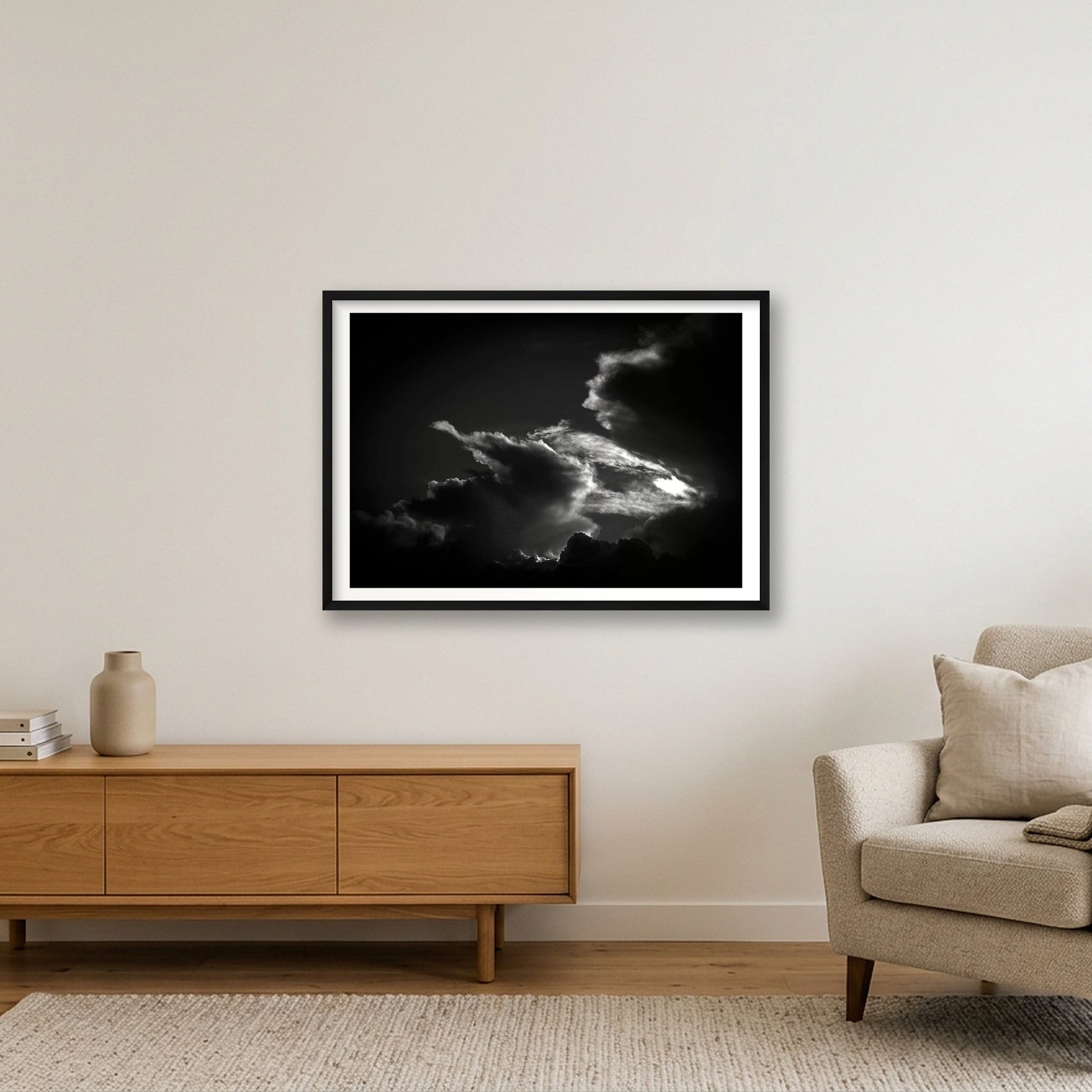 417 — 84×59cm, 33×23" Black Frame