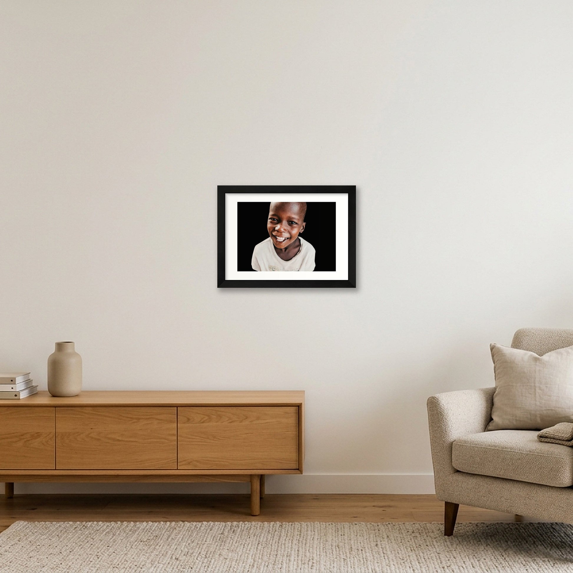 8 — A4 (30×21cm, 12×8") Black Frame