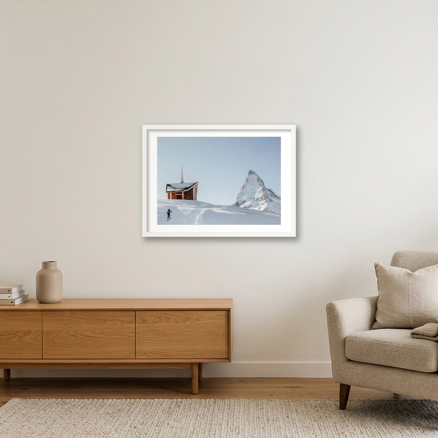 450 — 59×42cm, 23×17" White Frame