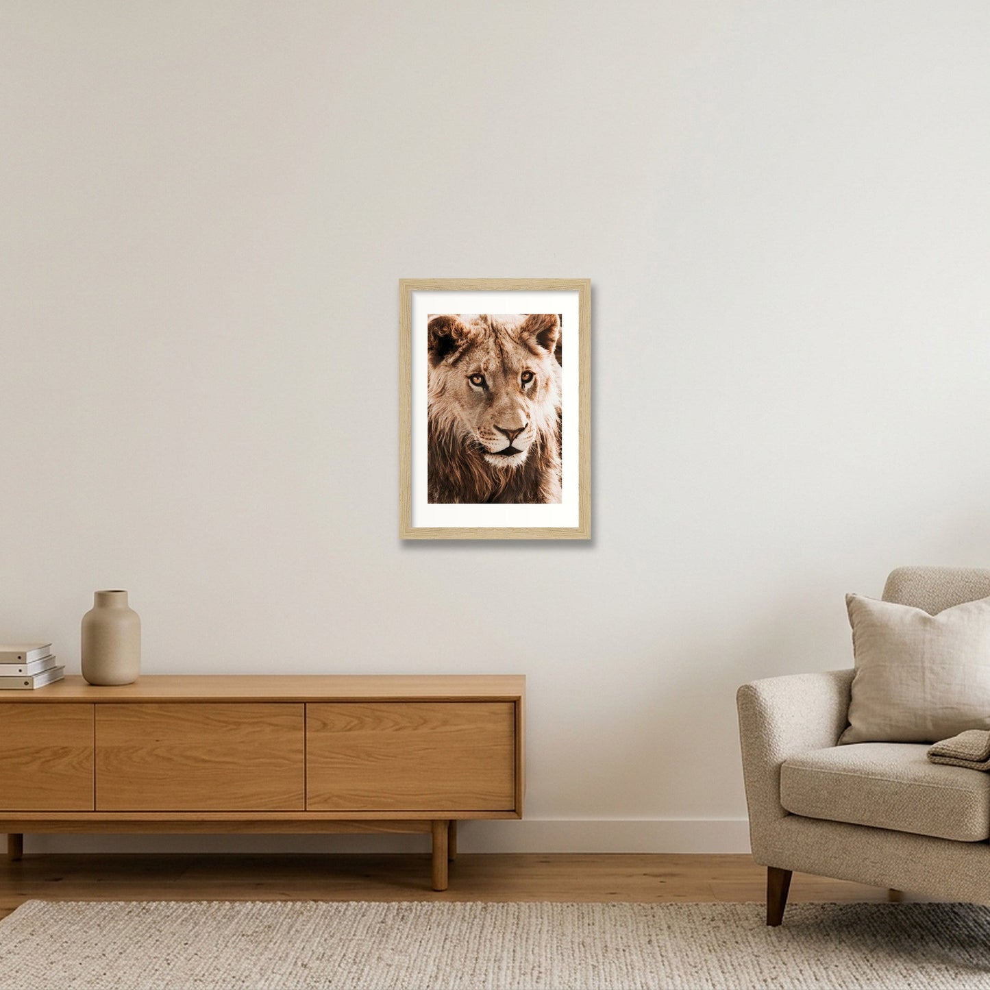 1811 — A4 (21×30cm, 8×12") Oak Frame
