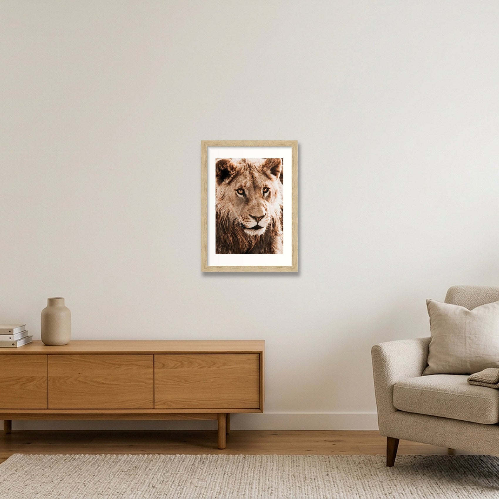 1811 — A4 (21×30cm, 8×12") Oak Frame